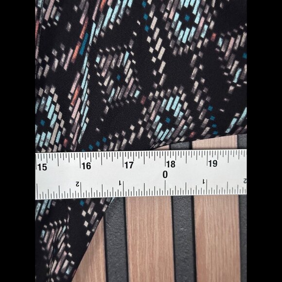 Elevenses Jumpsuit Small Womens Black One Piece Geometric Roll Tab Coverall - Picture 3 of 10